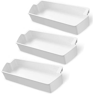 PartsBroz WP2187172 Refrigerator Door Shelves 2187172  for Whirlpool Fridge Door Shelf Replacement, Kenmore Refrigerator Parts Shelf, Amana, KitchenAid, Crosley Deep White AP6006028 PS11739091