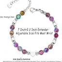 Gifts for Women/Girl, Imperial Jasper Beads Heart Bracelets with Quote Card, Birthday Valentines Day Mothers Day Christmas Gifts for Her