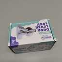 Door Lever Lock (2 Pack)  Prevents Toddlers from Opening Doors  Easy One-Hand Operation for Adults  Durable ABS with 3M Adhesive Backing  No Tools Needed for Install (White)