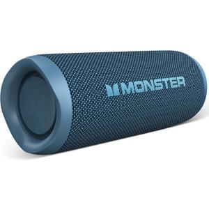 Monster S620 Bluetooth Speaker, Wireless Portable Outdoor Bluetooth Speakers, 60W True Wireless Stereo IPX8 Waterproof, Dual PairingBluetooth 5.4 Built-in Mic, Perfect for Home, Blue