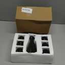 Tosnail 7 Pieces Ceramic Japanese Sake Set, 1 Serving Carafe and 6 Cups - Black