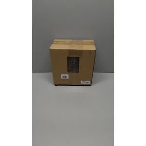 mDesign Small Metal 2.4 Gallon/9 Liter Trash Can Wastebasket Garbage Bin for Bathroom, Slim Rubbish Waste Bin Trashcans for Master/Guest Bath, Mirri Collection, Bronze