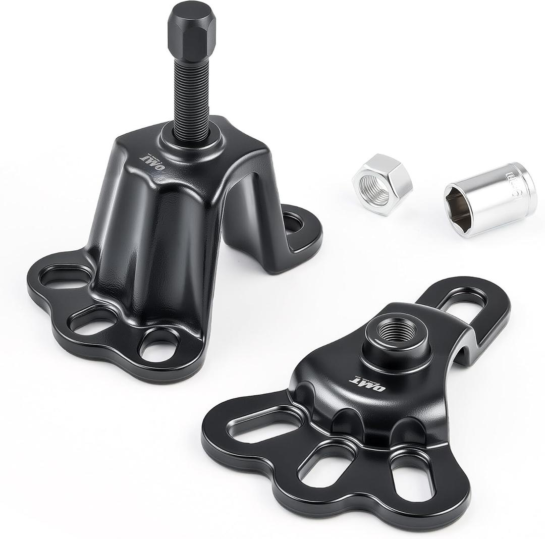 Orion Motor Tech Universal Front Wheel Hub Puller Set for 3-3/4 to 4-1/2 Inch IDs, Rear Axle Puller Kit for 4-1/2 to 5-1/2 Inch IDs, Flange Type Axle Remover Tool with 5/8 inch x 18 Forcing Bolt
