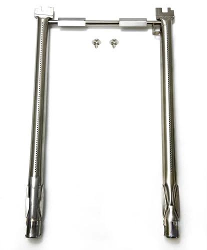 Direct Store Parts DA120 18" Stainless Steel Grill Burners for Weber 69785, for Weber Spirit I & II 200 Series Spirit E-210 E-220 Spirit S-210, S-220 Gas Grills with Up Front Control Tube Pipe