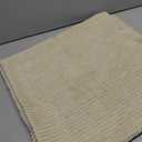 MIULEE Pack of 2 Corduroy Pillow Covers Soft Soild Striped Throw Pillow Covers Set Decorative Square Cushion Cases Pillowcases for Spring Sofa Bedroom Couch 20 x 20 Inch Beige