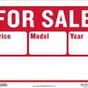 BAZIC 12" X 16" For Sale Sign (2-Line)