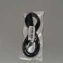 Standard 5ft (1.5m) 10 Amps 125 Volts Black 3 Prong AC Power Cord Cable for Electronics, TV, Computer, Printer, Radio, Monitor, Samsung, Dell, Vizio, LG, Asus, Laptop and More