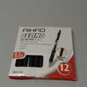 AIHAO Gel Pens 12 Pack, Black Ink, Retractable Medium Point (0.7mm), Smudge-Resistant, Smooth Writing Pens for Journaling, Note-Taking, School & Office Supplies