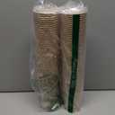 Lamosi 200 Pack 8 OZ Kraft Paper Cups, Brown Disposable Paper Coffee Cups, Unbleached Paper Cups for Hot/Cold Beverage Party Home Office