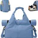 Yoga Mat Bag, Sport yoga Gym Bag for women, Lightweight yoga mat bag carrier with Yoga Strap, Carryall Yoga Tote Bag
