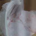 little dove Bed Canopy with Star Lights, Double Layer Canopy for Bed, Princess Play Tent for Girls Room, Breathable Bed Curtain for Children Reading Nook, Machine Washable, 25.6''x106'', Pink