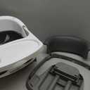 Ingenuity Baby Base 2-in-1 Booster Feeding and Floor Seat with Self-Storing Tray - Slate