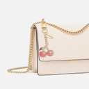 2Pcs Cherry Bag Charm Purse Charms Keychain-Bag Charms for Handbags- Cherry Keychains for Women-Purse Charm Gift for Women