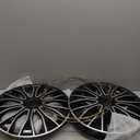 SCITOO 4pcs Wheel Rim Cover Hubcaps Set of 15-Inch Black & Silver can be Easily Installed on Car Truck SUV,Suitable for a Variety of Models,Beautiful and Rust-Proof.