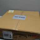 Depuley Ceiling Fans with Lights and Remote: 20" Modern Low Profile Flush Mount LED Ceiling Fan for Bedroom App Control - White Crystal Bladeless Fandelier for Living Room Kitchen Dimmable DC Motor