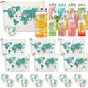 LemonRoad 12 Set 2026 Graduation Gift for Her Bulk 17oz Inspirational Tumblers Cup with Straw Lids Makeup Bags High School Class of 2026 Gift for Daughter End of the Year Grad Party Favors(Green)