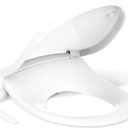 Kohler PureWash M250 Manual Round Bidet Toilet Seat, White, Quiet-Close Lid Prevents Slamming, Easy Installation with Quick-Release Hinges, Adjustable Spray Position & Pressure