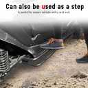 Nerf Bars Rock Sliders for Honda Talon 1000, Heavy Duty Combined Side Bumper, Off-Road Protection Side Steps Tree Kicker for Honda Talon 1000X-4 1000XS-4 1000R-4 2020-2025 Accessories(4 Seat)