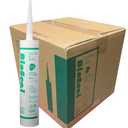 Clear BioSeal 100% Silicone Sealant Caulk Kitchen and Bath Grade, Waterproof and No Odor No Color Change 10.1 Ounce Cartridge, 25 Clear Tubes Box