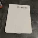 Travel Makeup Mirror with Lights, Portable Lighted Vanity Mirror with 100 LED, Rechargeable, Foldable for Tabletop, 11.9 inches, White, 10"L x 7.5"W