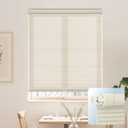 DEZ FURNISHINGS EZ Grip PRO Plus No Drill Cordless Cellular Shade, 1" Light Filtering Honeycomb Window Blind, Inside Mount Tension Shade with Aluminum Rails, 33.5" W x 48" H, Beige