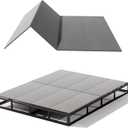 Bunkie Board King, Large Double Bed Support Under Mattress, Light and Thin/Breathable/Noise Minimizing Bunky Boards, Whole Bed Board Design (No Spacing), Low Profile Bed Board