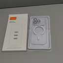 Purluct Magnetic Slim Designed for iPhone 17 Pro Case[Compatible with MagSafe], Thin Finish Skin Hard Back Case [Non Yellowing] Ultra Protective Fit Cover with Camera Protection 6.3 Inch (Clear)