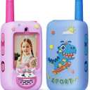 Video Walkie Talkies for Kids, 2 Pack with HD Camera, Long Range Two Way Radio with 4 Voice Effects, Christmas Birthday Gifts for Boys and Girls 3 4 5 6 7 8 9 Year Olds
