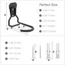 Housolution Bike Wall Mount with Fixed Hook, [2 Pack] Heavy Duty Bike Storage Rack, Bike Rack Vertical Stand for Garage - Easily Hang/Detach - with Screws Iron Bike Hanger Brackets