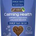 Get Naked Cat Calming Treats Salmon & Cheese Flavor, Crunchy, Calming Health, 6-oz Bag (EXP 08/27/27)