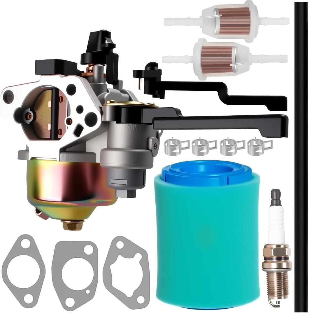 CH440 Carburetor for Kohler CH440 Command Pro 420CC 14HP Gas Engine - Replacement Kit with Air Fuel Filter, Gasket, and Compatible Parts 17 853 113-S 17 853 53-S 17 853 96-S