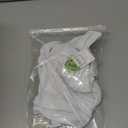 Women's Cut Out Tie Knot Front Scoop High Neck Tank Crop Top Bikini Swimsuit Top Only (Medium, White)