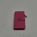 Travelambo Women's Wallet RFID Blocking Credit Card Holder Large Capacity Wristlet Leather Wallets Purse (Hot Pink)