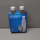 sodastream White 1L Slim Carbonating Bottles Twin Pack, Pack of 2