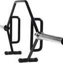 Fitvids Olympic 2-Inch Hex Weight Lifting Trap Bar with Long and Rotating Sleeves, 500-Pound Capacity, Open and Close Design