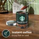 Starbucks Premium Instant Coffee, Medium Roast Coffee, Arabica Beans, Three 3.17 oz Tins, BB: 07 APR 2027
