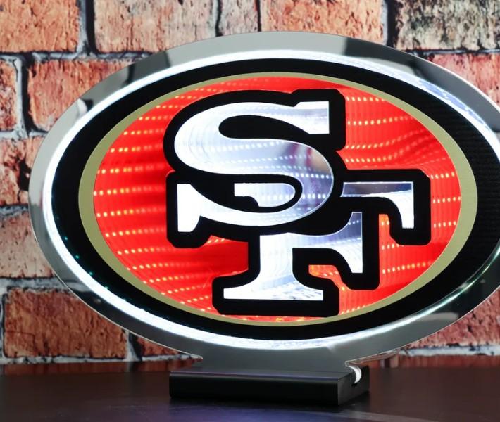 NFL LED Infinity Logo Light - San Francisco 49ers