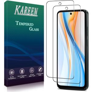 KAREEN 2 Pack Screen Protector for Motorola Moto G 5G 2025 Tempered Glass Film, 9H Hardness, Anti Scratch, Bubble Free, Easy Installation, Case Friendly