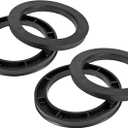 X AUTOHAUX 4pcs Plastic 78.1mm ID to 108 mm OD Car Hub Centric Rings Wheel Bore Center Spacer