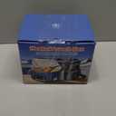 Rechargeable Heated Lunch Box for Men, 1.3L Cordless Electric Lunch Box for Adults with Smart Scheduled Heating, Portable Food Warmer with Complete Accessories (Blue)