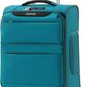 LIGHTGO 20 Inch Carry On Luggage, Softside Suitcase with Spinner Wheels, Lightweight Travel Carry On Bag for Airline Approved, TSA Lock, Water Resistant Underseat Luggage for Women Men, Turquoise