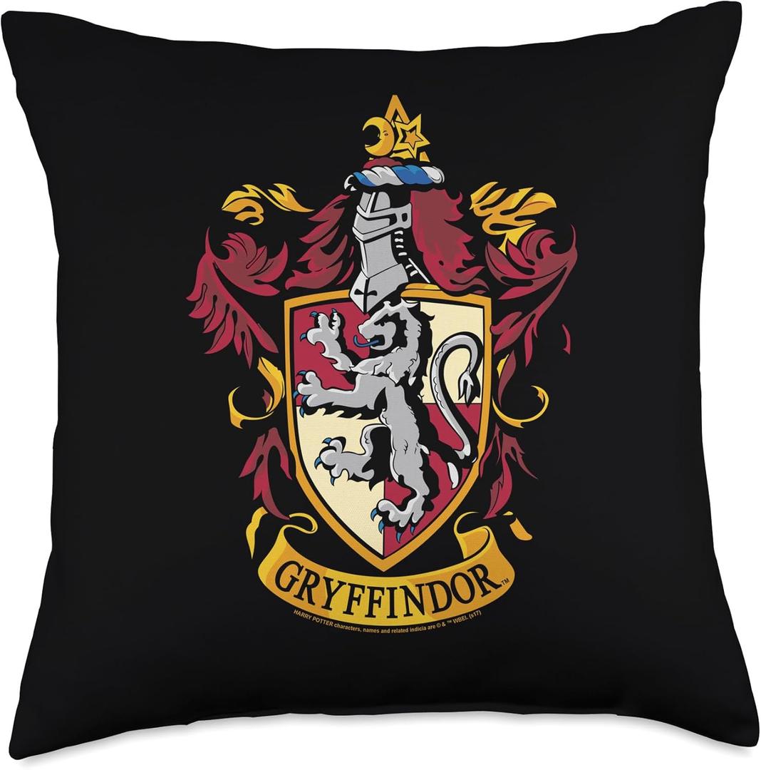 Harry Potter Gryffindor House Crest Throw Pillow (18x18)