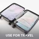 2 x HOME GENIE Durable and Gentle Mesh Laundry Bags for Washing Delicates, Silicone Zipper, Machine Safe for Bras Lingerie Baby Garments, Net Bag for Tangle Free Wash Dry, Travel, 4 Pk Medium and Large