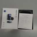 PQRQP 3 in 1 Microphone for iPhone/Android/Camera, Wireless Microphones, 328ft Transmission, 18H Battery Life, Mini Microphone for Record Interview, Vlogs, YouTube, Tiktok (Ebony Black)