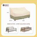 COSFLY Patio Furniture Covers Waterproof, Outdoor 3-Seater Sofa Cover Heavy Duty Fits up to 76W x 32.5D x 33H inches