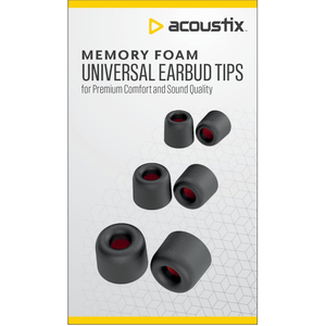 Acoustix Memory Foam Universal Earbud Tips