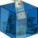 Piggy Bank for Adults Must Break to Open, Vcertcpl Acrylic Clear Piggy Bank Money Saving Box for Cash Saving, Unopenable Adults Large Bank for Real Money Bank Coin Bank Change Jar
