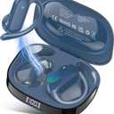 Ai Translation Earbuds Real Time, 164 Languages Translator Earbuds with 6 Translation Modes/No Subscription, Audio and Video Calls Translator Headphones, Blue