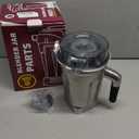 64oz Stainless Steel Container for Blender Pitchers, Compatible with 5200 A3500 750 X5 E320 Stainless Steel Containers. BPA-Free, Durable