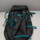 High Sierra Pathway 2.0 Backpack with Hydration Storage Sleeve, for Hiking, Biking, Camping, Traveling, Black, 75L